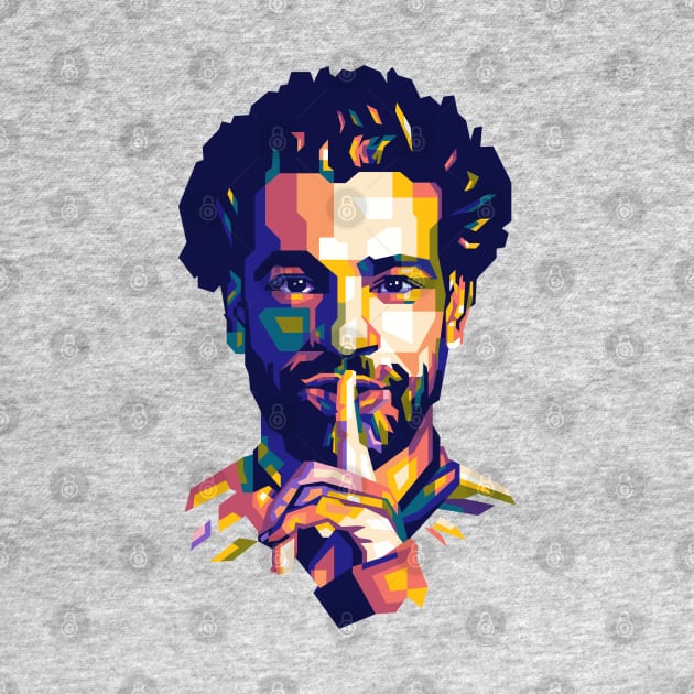 Mo Salah Pop Art by ESENTIAL-AF